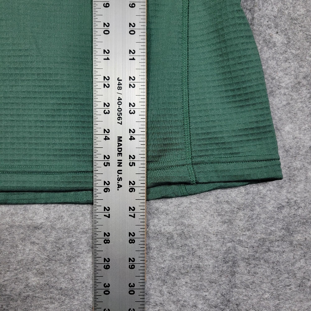 L.L.Bean Dark Green Heavyweight Base Layer Crew Top Women's Size Large Regular - Picture 9 of 11